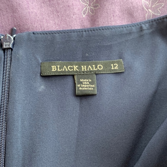 Anthropology navy dress size 12 - Picture 2 of 9